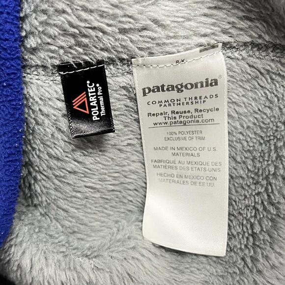 Patagonia Re-Tool Snap T Fleece Jacket Pullover Gray 25442 Polartec Womens Sz M - Picture 4 of 7